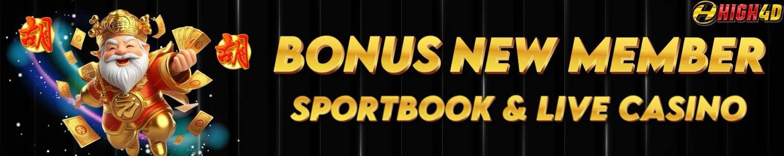 BONUS MEMBER BARU SPORTSBOOK & LIVE CASINO 20%